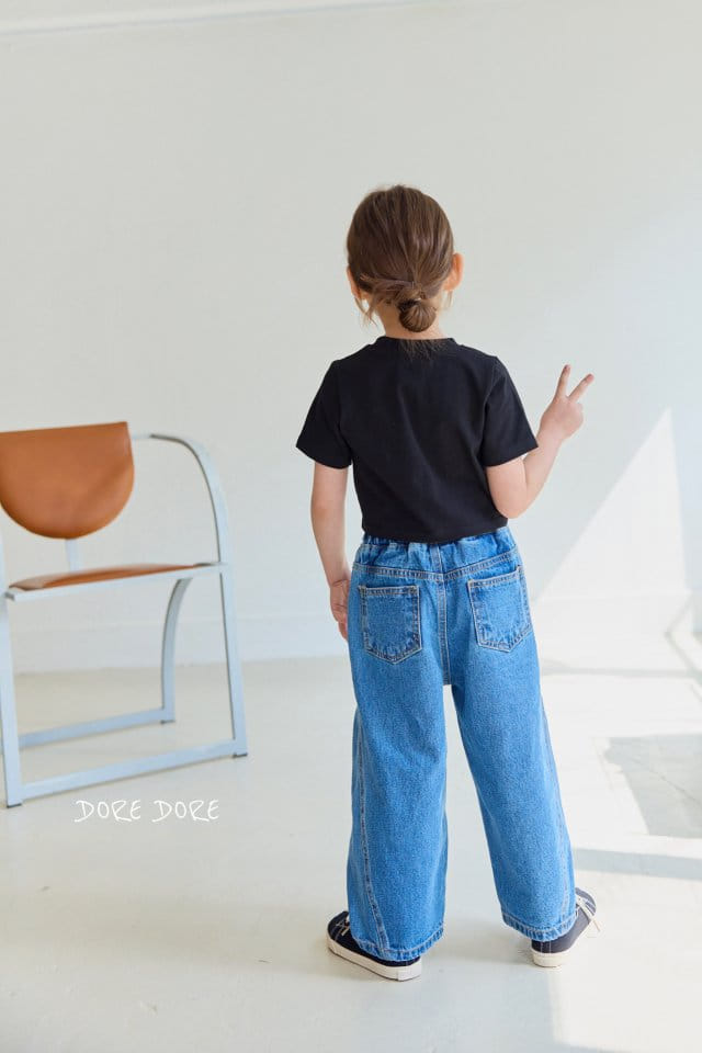 Dore Dore - Korean Children Fashion - #kidsshorts - Rabbit Heart Crop Tee - 4