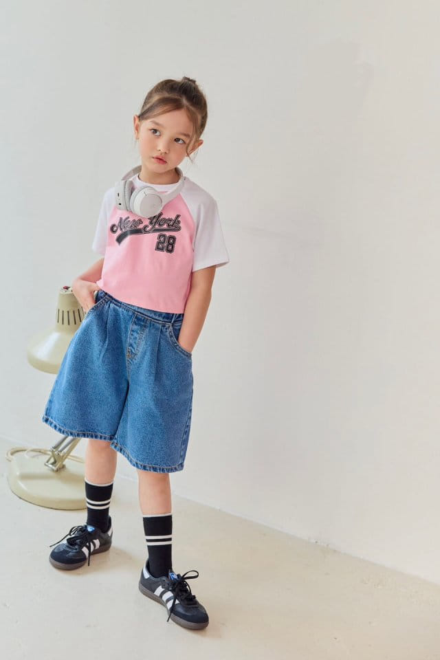 Dore Dore - Korean Children Fashion - #kidsstore - New York Raglan Crop Tee - 10