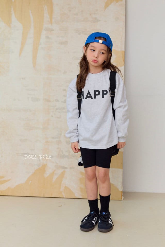 Dore Dore - Korean Children Fashion - #kidsstore - Happy Long Sleeve Tee - 3