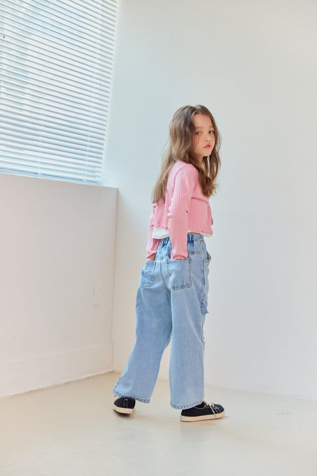 Dore Dore - Korean Children Fashion - #kidsstore - Lea Vintage Denim Pants - 9