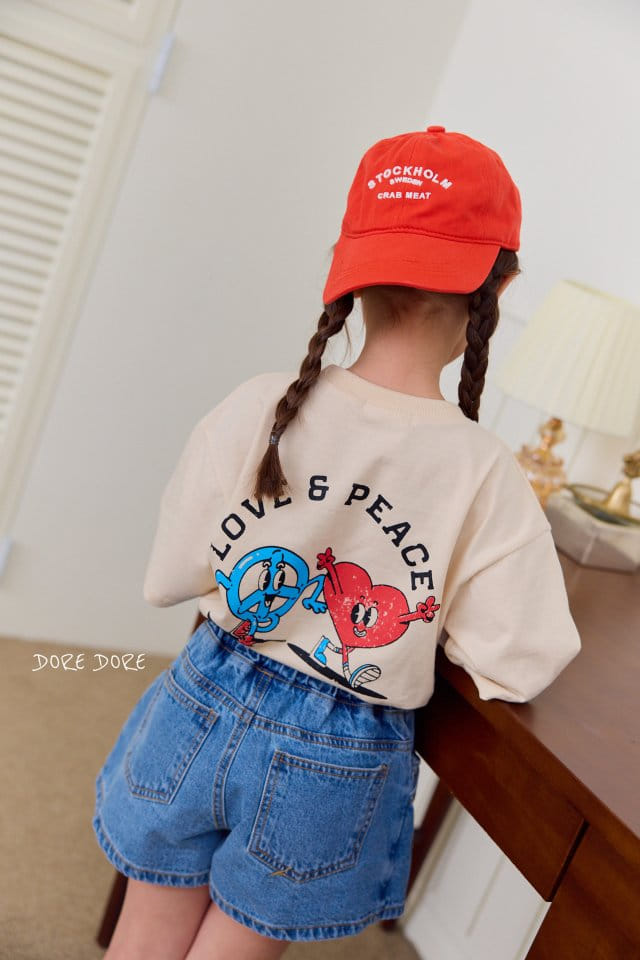 Dore Dore - Korean Children Fashion - #kidsstore - Wrap Denim Skirt Shorts - 3