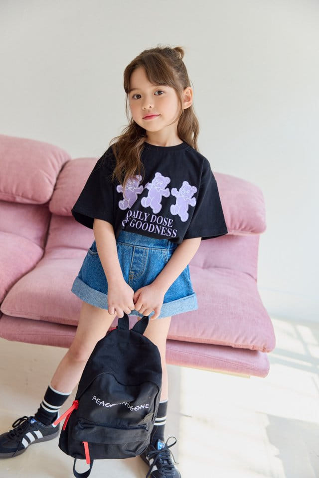 Dore Dore - Korean Children Fashion - #kidzfashiontrend - Three Bear Tee - 5