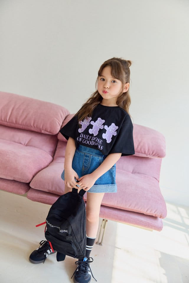 Dore Dore - Korean Children Fashion - #littlefashionista - Three Bear Tee - 7