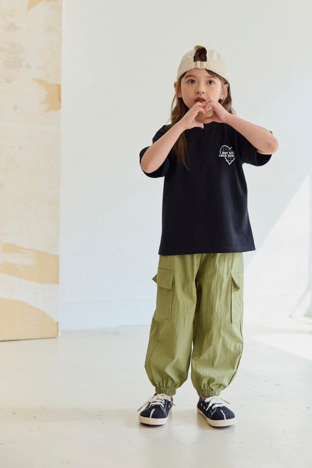 Dore Dore - Korean Children Fashion - #littlefashionista - New Jeans Crunch Gunbbang Jogger Pants - 9