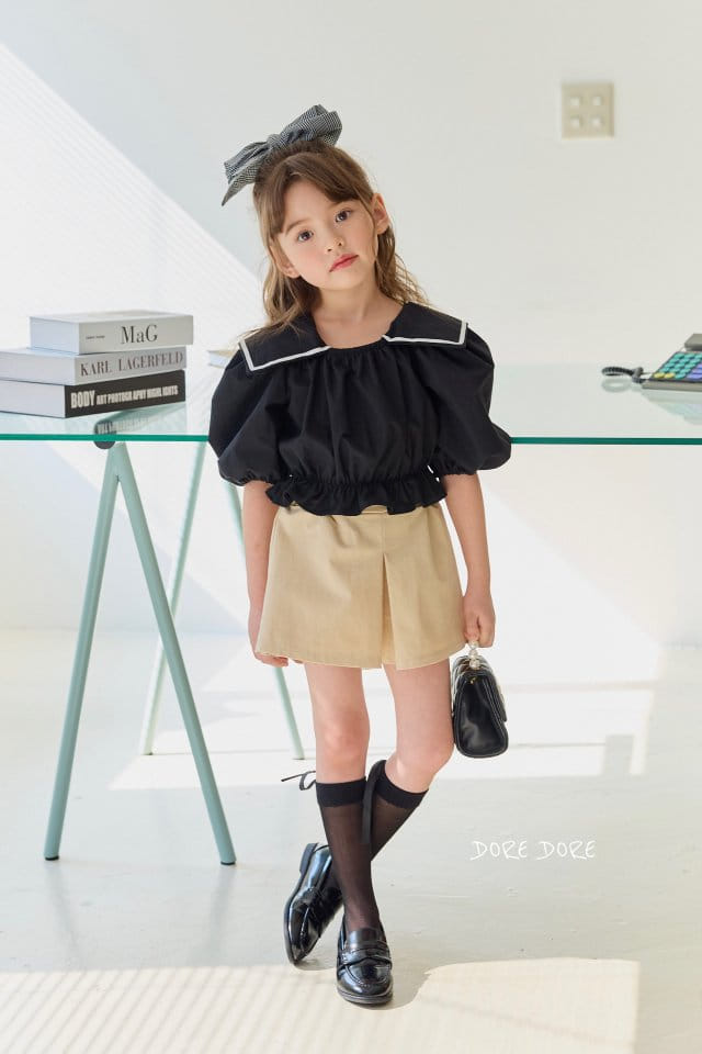 Dore Dore - Korean Children Fashion - #magicofchildhood - Sailor Crop Blouse