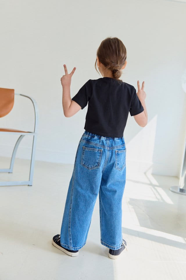 Dore Dore - Korean Children Fashion - #magicofchildhood - Rabbit Heart Crop Tee - 8