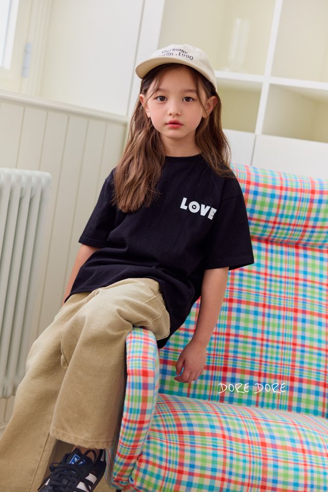 Dore Dore - Korean Children Fashion - #magicofchildhood - Love Love Tee - 3