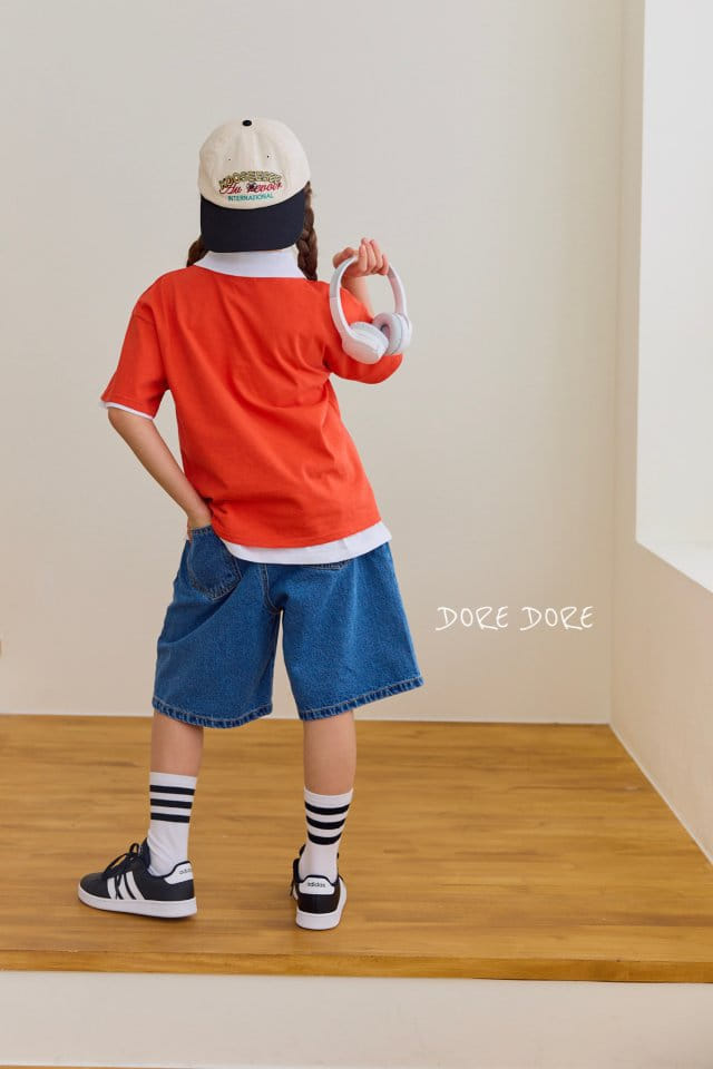 Dore Dore - Korean Children Fashion - #magicofchildhood - Front Denim Shorts