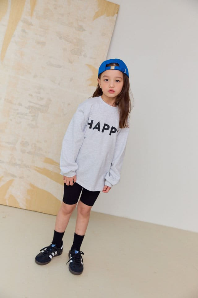 Dore Dore - Korean Children Fashion - #minifashionista - Happy Long Sleeve Tee - 8
