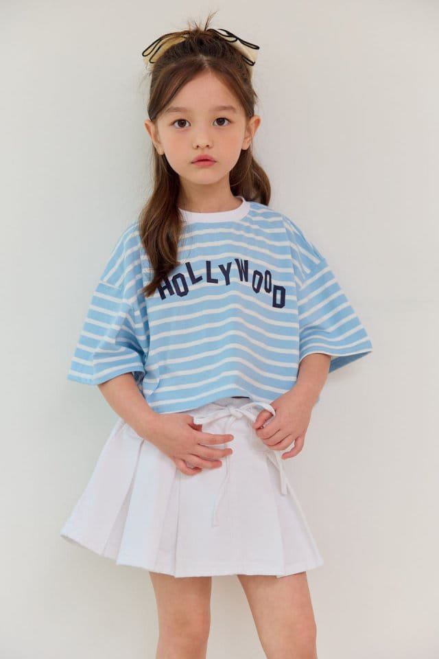 Dore Dore - Korean Children Fashion - #minifashionista - Wrinkle Ivory Flare Skirt Pants - 6