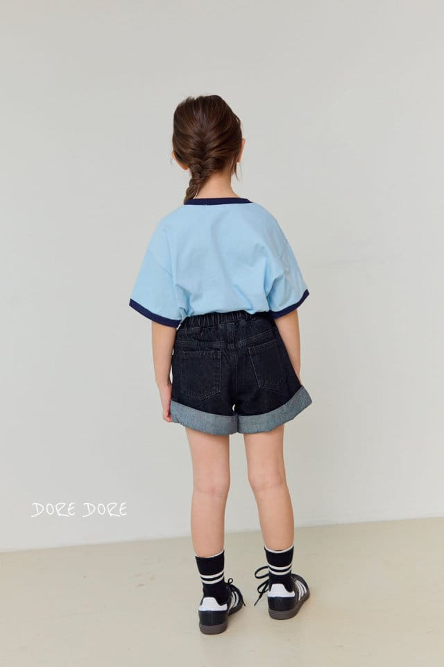 Dore Dore - Korean Children Fashion - #minifashionista - Rise Roll Up Shorts - 3