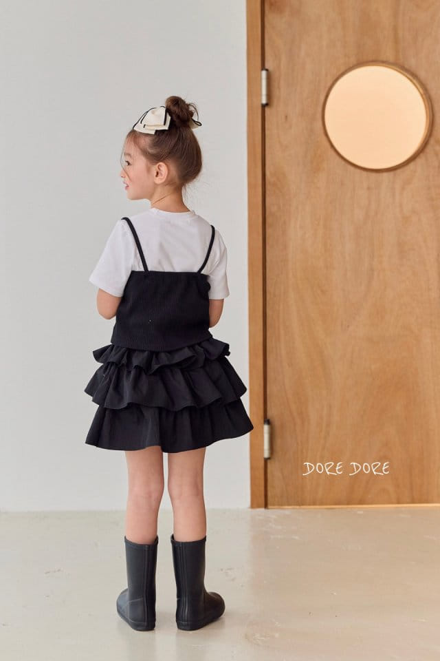 Dore Dore - Korean Children Fashion - #minifashionista - 3 Layered Kan Kan Skirt Pants - 4