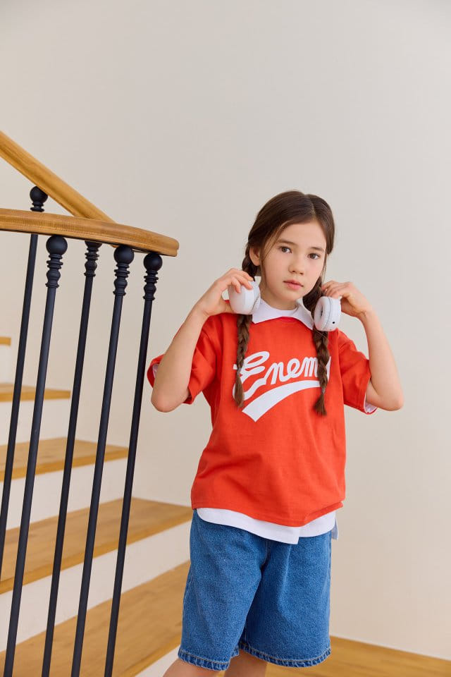 Dore Dore - Korean Children Fashion - #prettylittlegirls - Enemy Collar Tee - 5