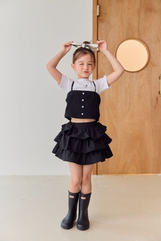 Dore Dore - Korean Children Fashion - #stylishchildhood - 3 Layered Kan Kan Skirt Pants - 7