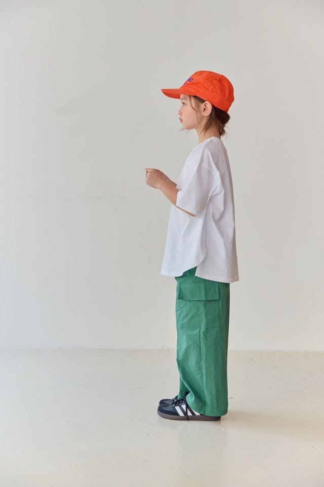 Dore Dore - Korean Children Fashion - #stylishchildhood - Round Short Sleeve Slit Tee - 3