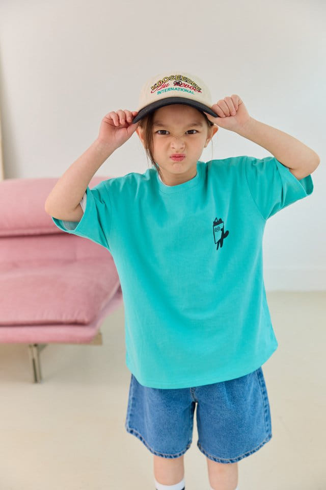 Dore Dore - Korean Children Fashion - #stylishchildhood - Cat Pigment Tee - 9