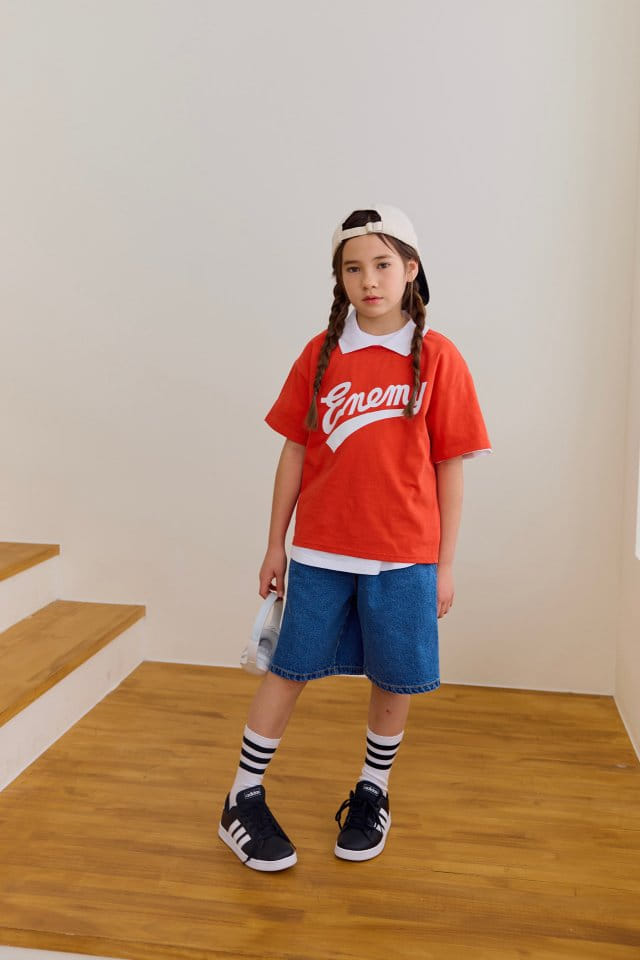 Dore Dore - Korean Children Fashion - #stylishchildhood - Enemy Collar Tee - 8