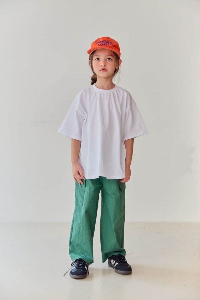 Dore Dore - Korean Children Fashion - #todddlerfashion - Round Short Sleeve Slit Tee