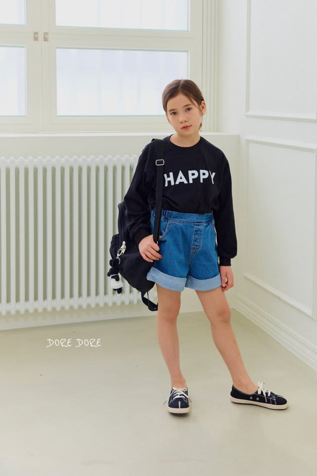 Dore Dore - Korean Children Fashion - #todddlerfashion - Happy Long Sleeve Tee - 10