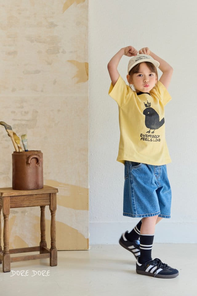 Dore Dore - Korean Children Fashion - #todddlerfashion - Bird Tee - 2