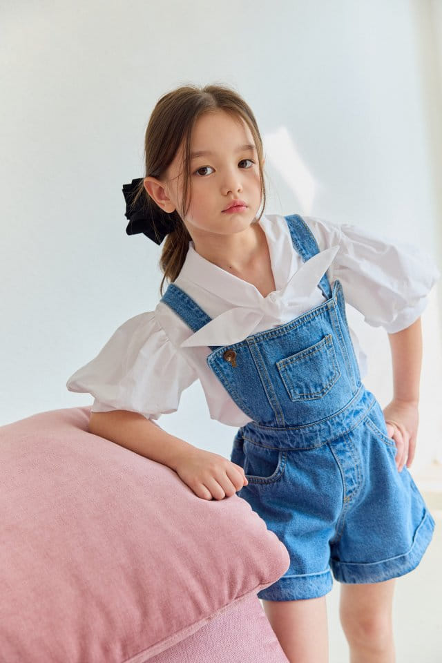 Dore Dore - Korean Children Fashion - #todddlerfashion - Ribbon Blouse - 4