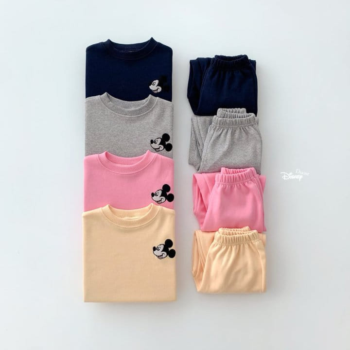 Dsaint - Korean Children Fashion - #childofig - Pearl Line Color M Top Bottom Set