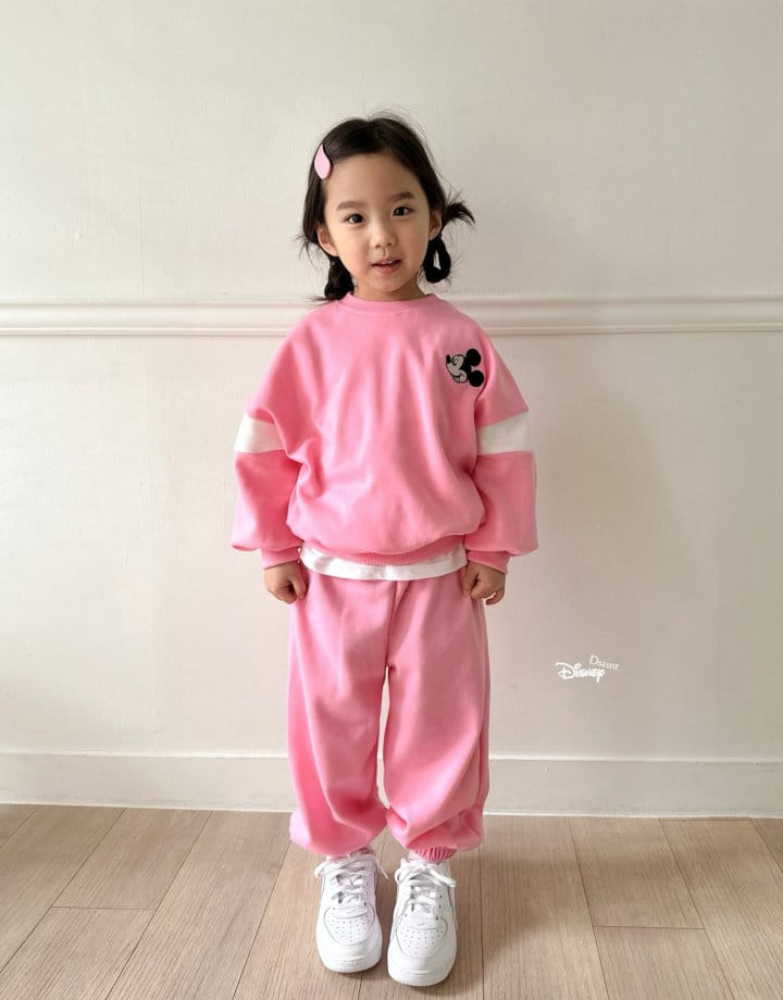 Dsaint - Korean Children Fashion - #littlefashionista - Pearl Line Color M Top Bottom Set - 10