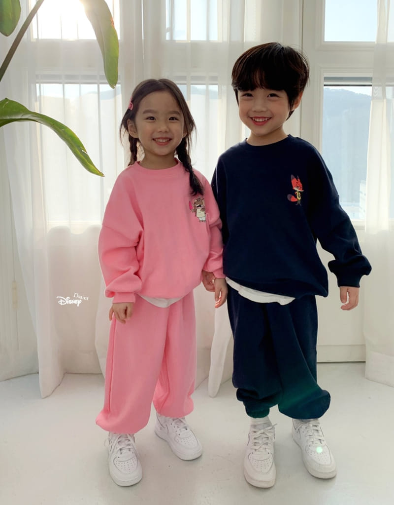 Dsaint - Korean Children Fashion - #stylishchildhood - Zootopia Friend Top Bottom Set - 8