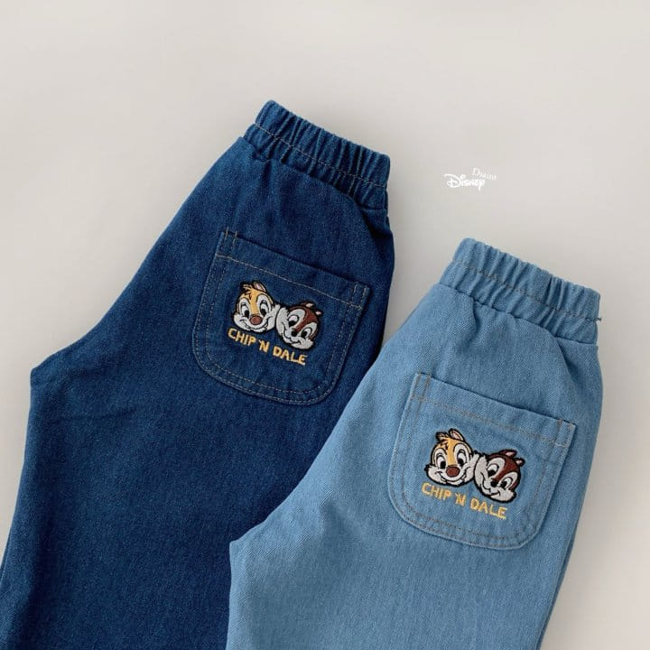 Dsaint - Korean Children Fashion - #todddlerfashion - Chips Pocket Denim Pants - 3