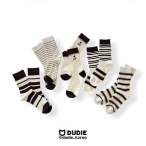 Dudie - Korean Children Fashion - #childrensboutique - Choco Bear 5 Type Set