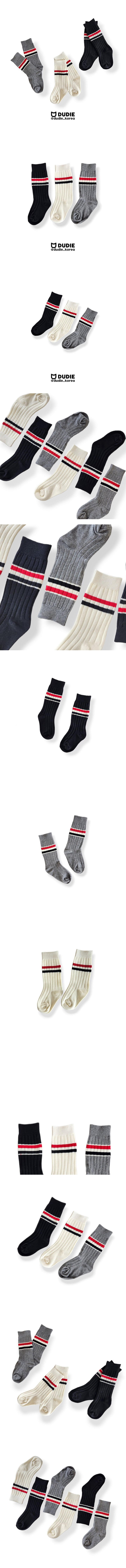 Dudie - Korean Children Fashion - #prettylittlegirls - Long 2 Line 3 type Set - 2