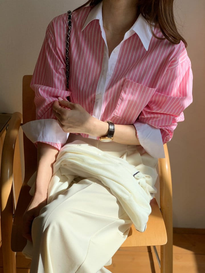 Elmu - Korean Women Fashion - #momslook - Jenny Shirt - 5