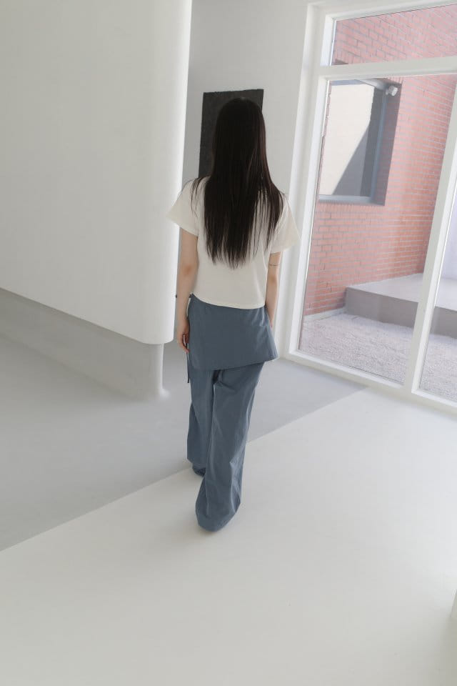 Enten - Korean Women Fashion - #momslook - Arc Wrap Pants - 10