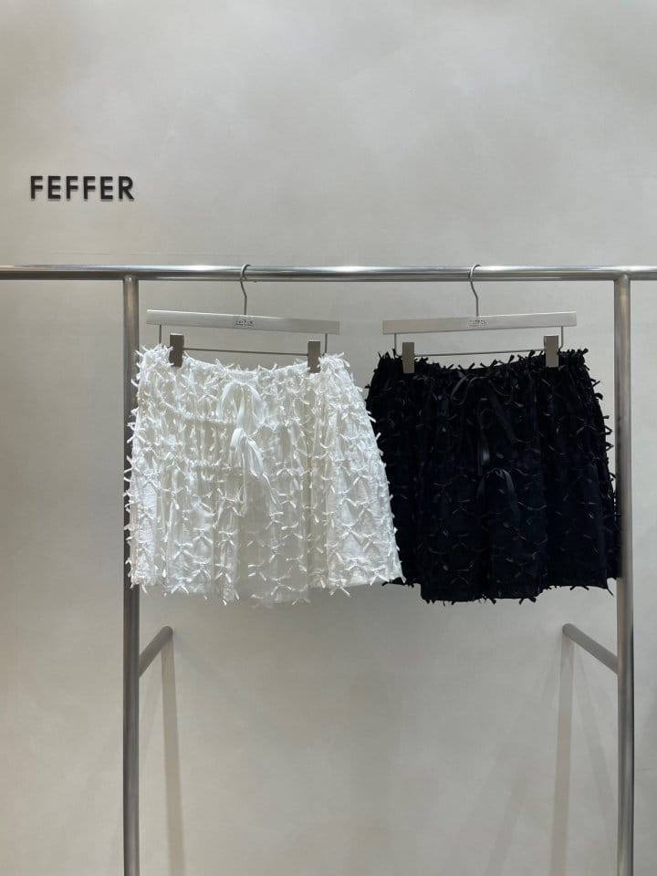 Feffer - Korean Women Fashion - #momslook - Ribbon Skirt