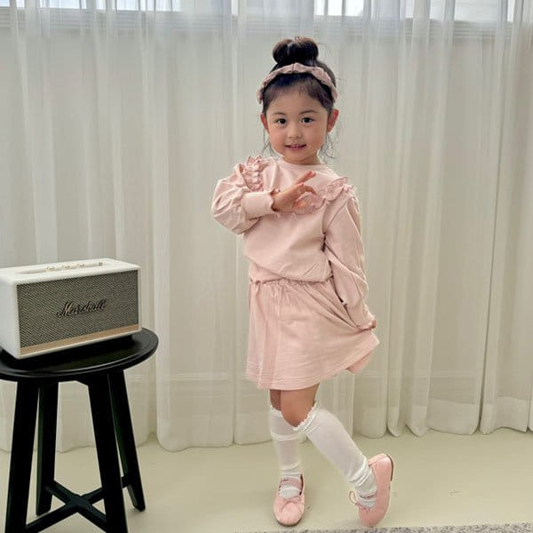 Flower J - Korean Children Fashion - #childrensboutique - Blooming Top Bottom Set