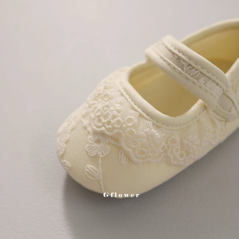 G Flower - Korean Baby Fashion - #smilingbaby - Baby Lace Shoes - 10