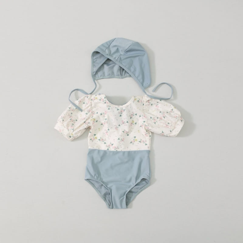 G Flower - Korean Children Fashion - #fashionkids - Two Tone Swim Suit - 4