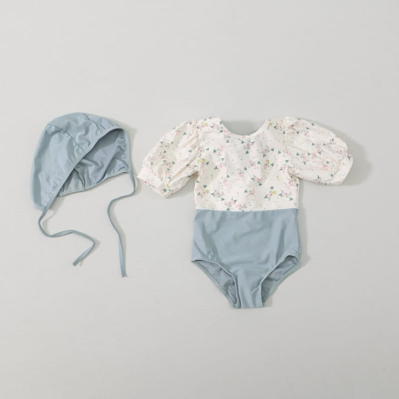 G Flower - Korean Children Fashion - #kidsstore - Two Tone Swim Suit - 5