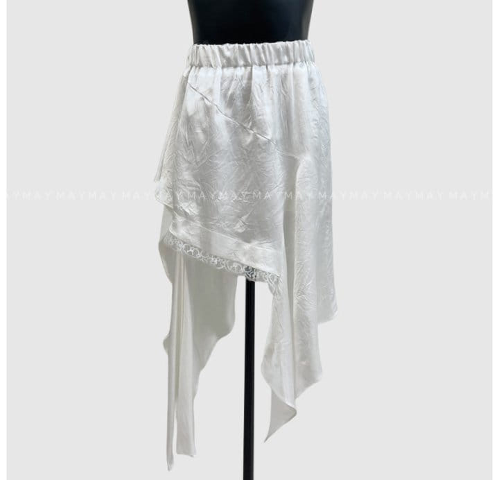 Garden - Korean Women Fashion - #momslook - Satin Skirt - 6