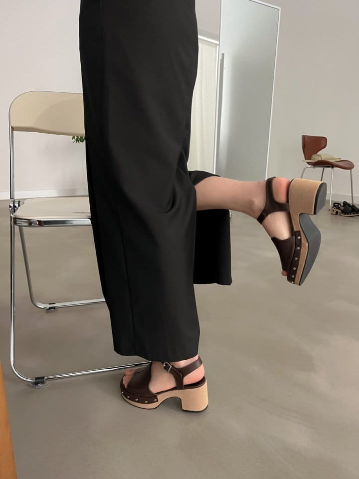 Golden Shoe - Korean Women Fashion - #momslook - 2042 Slipper & Sandals - 11