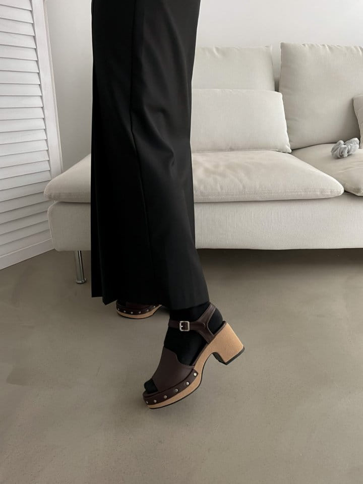 Golden Shoe - Korean Women Fashion - #momslook - 2042 Slipper & Sandals - 7