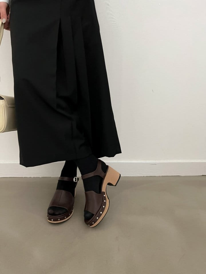 Golden Shoe - Korean Women Fashion - #momslook - 2042 Slipper & Sandals - 9