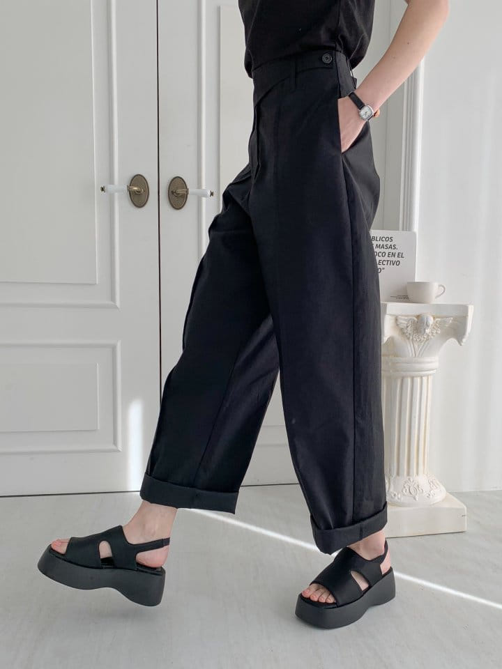 Golden Shoe - Korean Women Fashion - #momslook - 1414 Slipper & Sandals - 9