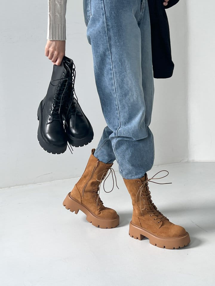 Golden Shoe - Korean Women Fashion - #momslook - 8119  Boots - 8