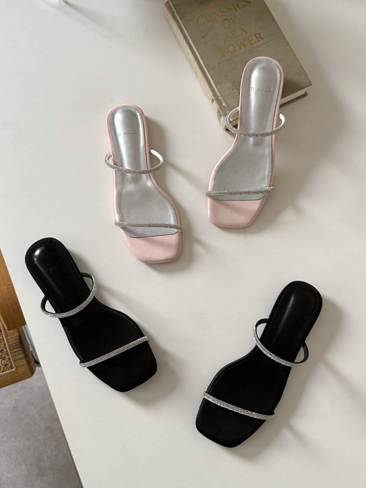 Golden Shoe - Korean Women Fashion - #shopsmall - 1144 Slipper & Sandals