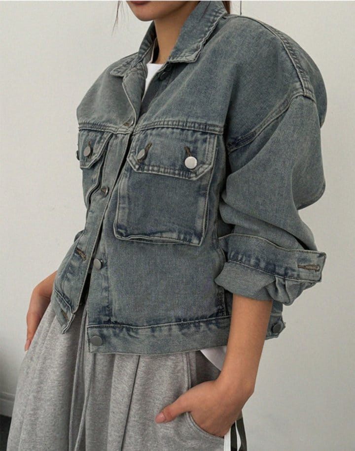 Gram - Korean Women Fashion - #momslook - Date Denim Jacket - 2