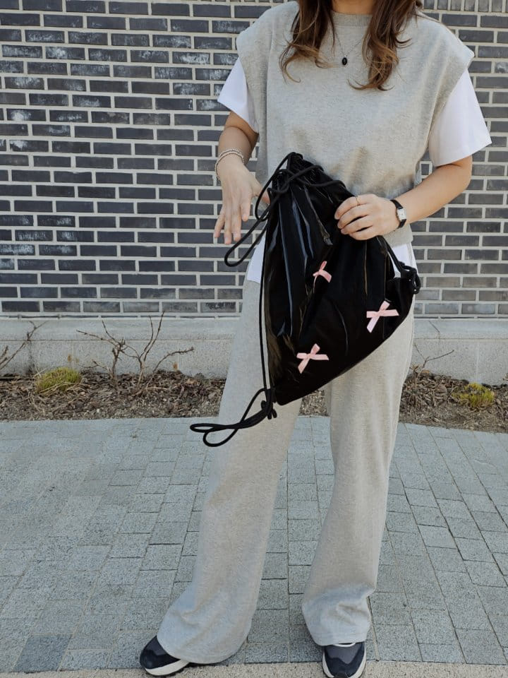 Gram - Korean Women Fashion - #momslook - Ribbon String Bag - 6