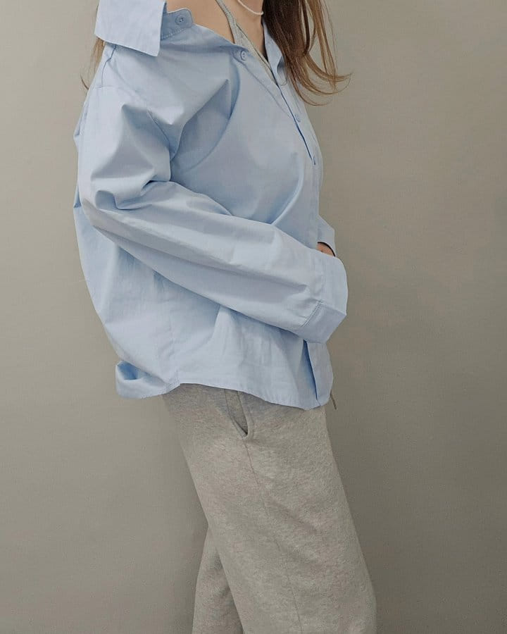 Gram - Korean Women Fashion - #restrostyle - Open Shirt - 4