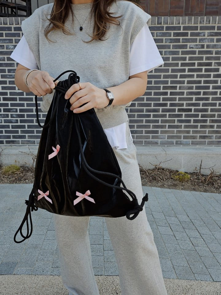 Gram - Korean Women Fashion - #womensfashion - Ribbon String Bag - 7