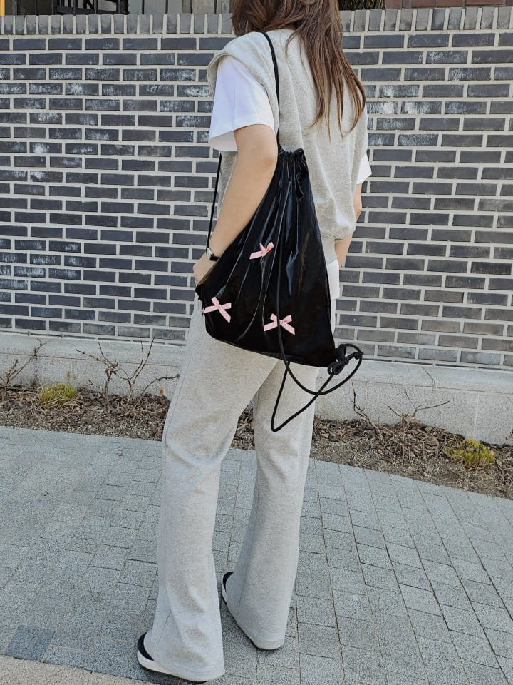 Gram - Korean Women Fashion - #womensfashion - Ribbon String Bag - 9